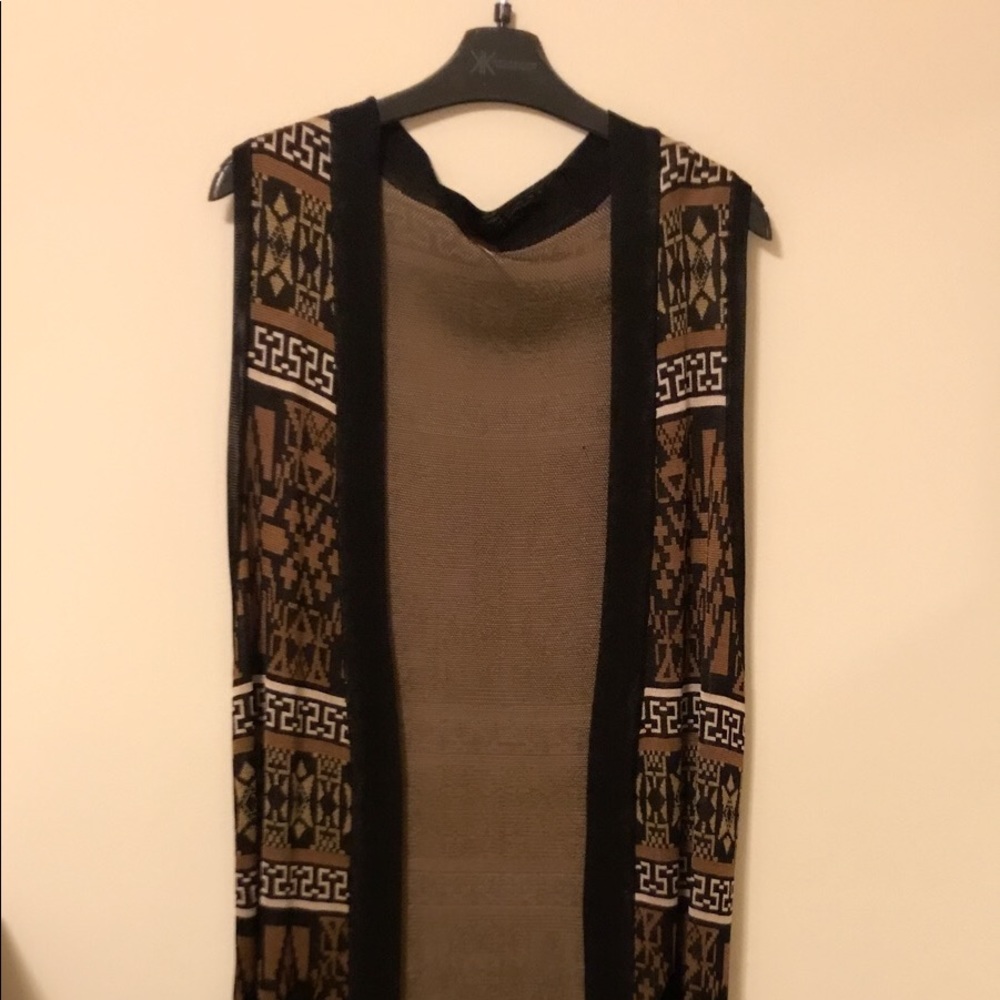 Long comfortable sweater